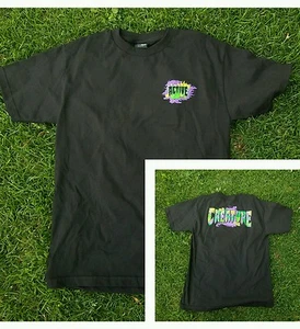 Creature Brand T Shirt Tee Skateboard All Black Monster New Medium NHS - Picture 1 of 6