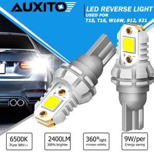 Bombillas de retroceso LED AUXITO T15 912 921 blancas extremadamente brillantes 6000K - Imagen 1 de 9