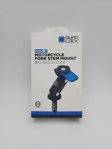 Genuine Quad Lock Motorcycle Fork Stem Phone Mount Quadlock Motorbike Brand New - Picture 1 of 3