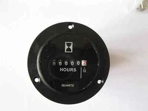 Hour Meter,DC Quartz,Round,3 Hole replace TRUMETER 732-0001 - Picture 1 of 3