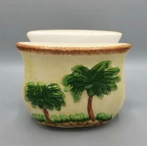 Vintage ARC Hand Painted Collection Island Palm Tree Florida Napkin Holder. - Picture 1 of 8