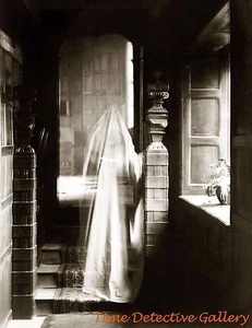 A Ghost Roaming the Halls - Historic Photo Print - Picture 1 of 1