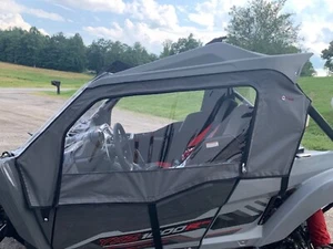 Yamaha YXZ 1000R 2016-2018 Side Door Upper Enclosures Doors Custom Made | Black - Picture 1 of 2