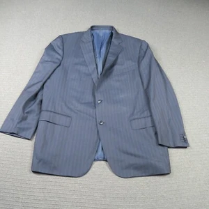 Ermenegildo Zegna Mens Suit Blazer Jacket 58(EU) / 48(AU) XL Blue Wool Formal - Picture 1 of 10