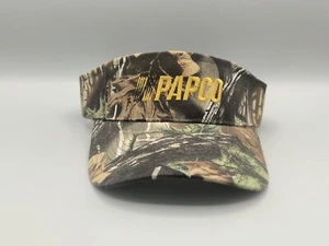 Nissin CAMOUFLAGE Visor Hat adjustable PAPCO Gas & Oil Petroleum Advertisement - Picture 1 of 6