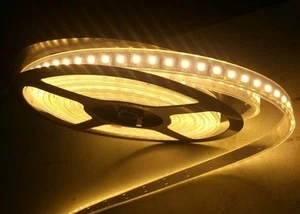 Bobine Led 12V  300 SMD 3014 Striscia Bianco Caldo 3600 Lumen IP54 WATERPROOF PV - Foto 1 di 10