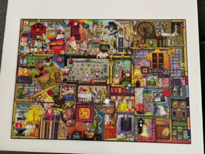 Rompecabezas Ravensburger 1000 piezas "El armario artesanal" faltan 2 piezas Foto 1 de 4