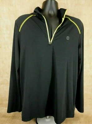 COLECCIÓN BALANCE Suéter Pullover Hombre TALLA M Mecha Seca Negro Cuarto Cremallera  Foto 1 de 4