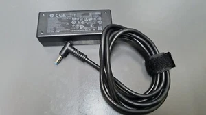 HP Laptop Charger AC Adapter Power Cable Supply Blue Tip 740015-002 45w Genuine - Picture 1 of 3