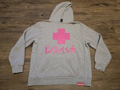 Chaqueta con Capucha Rara De Colección Y2K Rosa Delfín AOP Talla L Logo Cruzado Joven L Foto 1 de 4