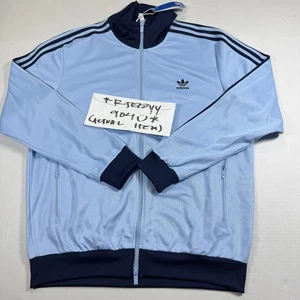 $80 Hombres Talla XL Adidas Adicolor Azul Beckenbauer Pista Cremallera Completa Chaqueta JP2521 - Imagen 1 de 11