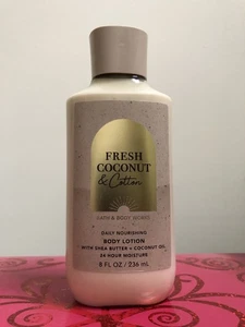 Loción corporal Bath & Body Works FRESH COCO & ALGODÓN Originals 8 oz - Imagen 1 de 2
