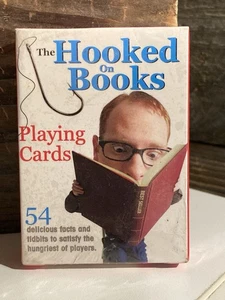 Hooked On Books Playing Cards Sealed - Picture 1 of 2