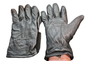 Wilsons Mens Leather & Cashmere Black Gloves Size Large L Winter Casual - Picture 1 of 8