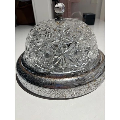 Lámpara domo de cristal de colección montaje al ras Hollywood Boudoir final bellota Foto 1 de 4