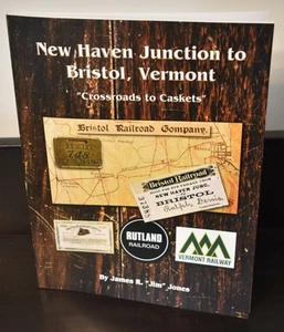 New Haven Junction Bristol VT Kreuzung zu Caskets EISENBAHN Buch ÜBERARBEITET + DVD - Bild 1 von 10