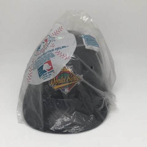 VTG 1997 World Series Souvenir Baseball Helmet. STILL IN BAG RARE - No Box Cover