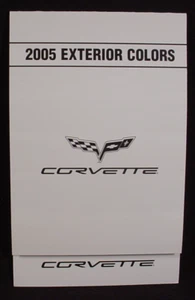 2005 CHEVROLET CORVETTE PAINT COLOR CHIP BROCHURE - ORIGINAL - Picture 1 of 2