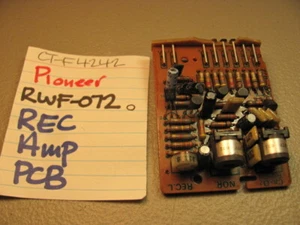 📈PIONEER RWF-072 REC AMP PCB CT-F4242 CASSETTE DECK - Imagen 1 de 4