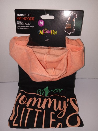 VETEMENTS Felpa con cappuccio cane abbigliamento animale domestico mamma piccola zucca media vita vibrante Halloween