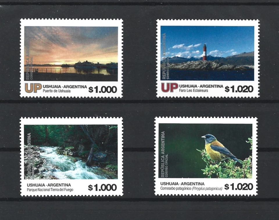 Argentina 2023 Definitives Ushuaia Bird Landscapes Lighthouse Complete MNH HCV! - Image 1 of 1