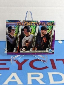 2017 Bowman Chrome Giants Talent Pipeline Purple Mojo /250 #TPM-SFG