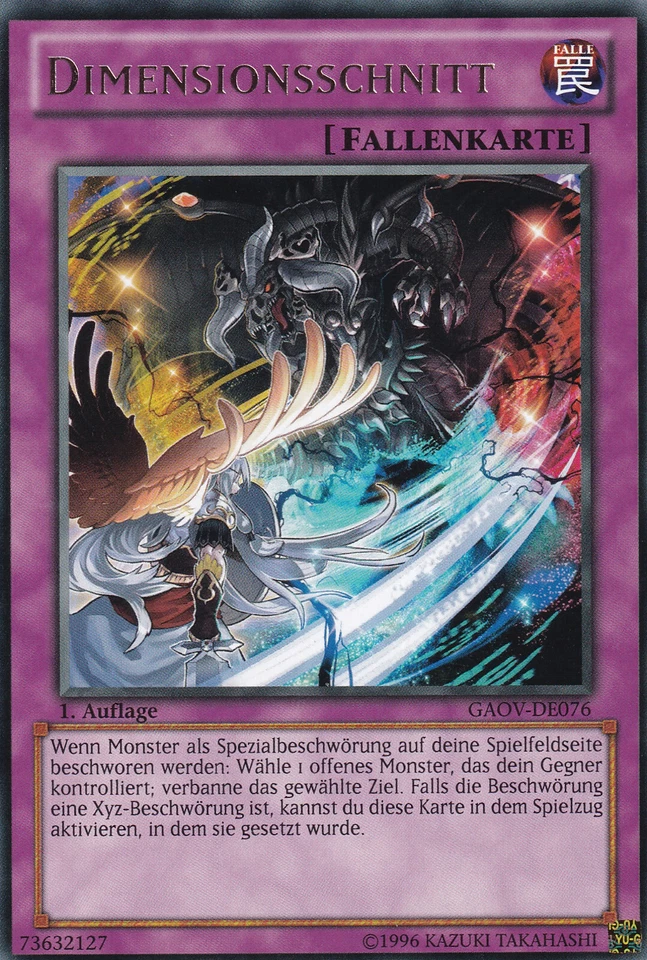 Yugioh GAOV-DE076 Dimensionsschnitt (Rare) - Bild 1 von 1