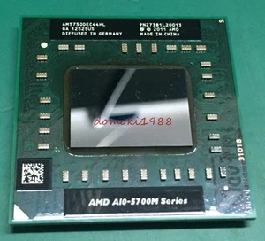 AMD Quad-Core Mobile CPU A10-5750M 2.5Ghz Socket FS1 AM5750DEC44HL A10-5750M - Picture 1 of 5