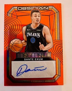 Dante Exum 2023-24 Panini Obsidian Magmatic Orange Autograph Auto /75 - Picture 1 of 1
