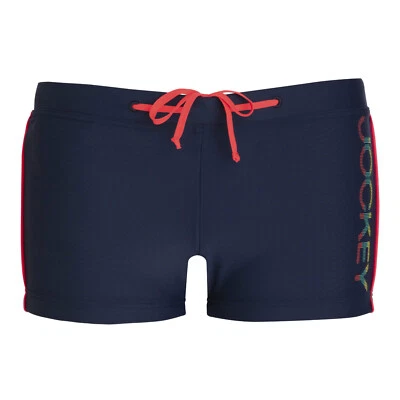 Mens JOCKEY Classic Sport SWIM TRUNK  SHORT Size S Waist 32" BLUE NAVY NEW - Image 1 of 4