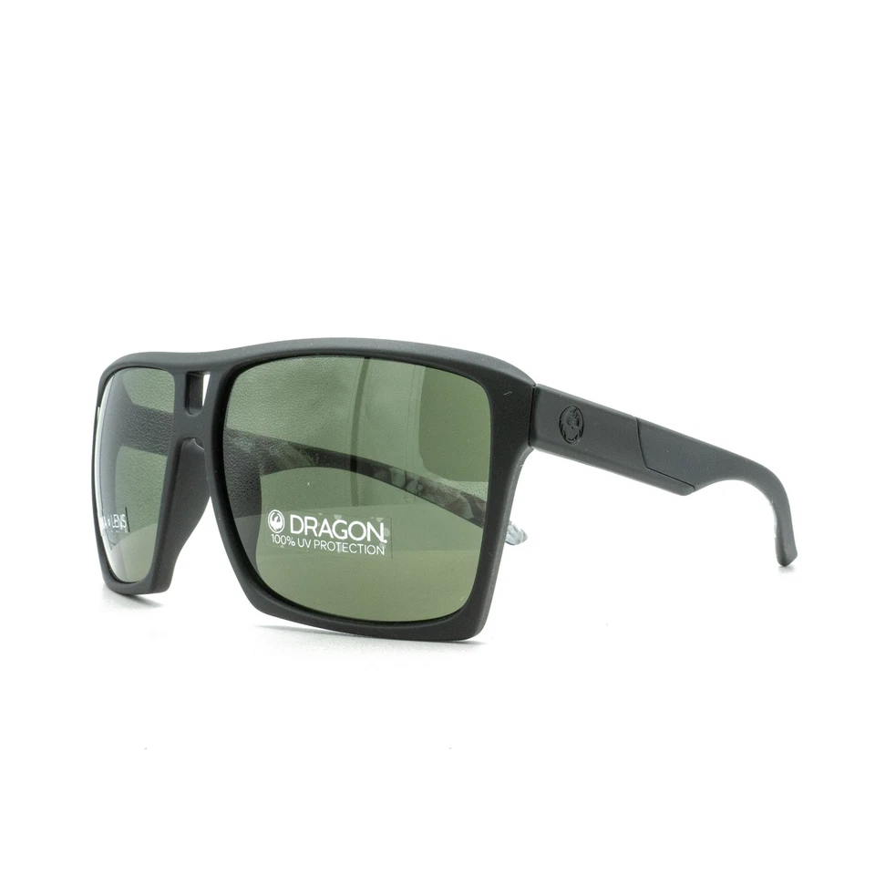 Dragon Sunglasses The Verse LL Mi 039 Matte Black Rectangle Men 60x13x135