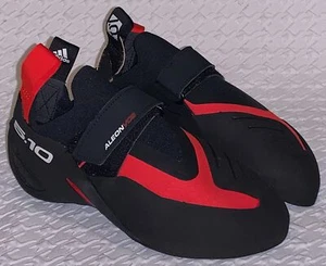 ADIDAS Five Ten Aleon VCS Black Red Climbing Shoes Mens Sz 7 8 8.5 9 9.5 12 13 - Picture 1 of 15