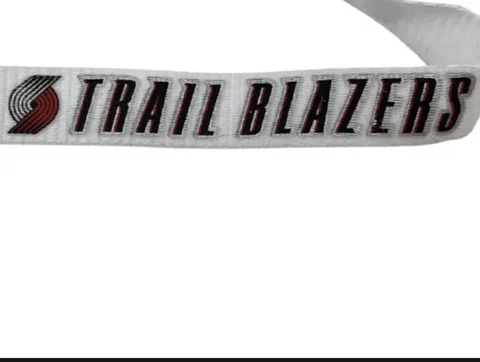 Portland Trail Blazers NBA Keychain Lanyard White Red Black Basketball NBA New Cover