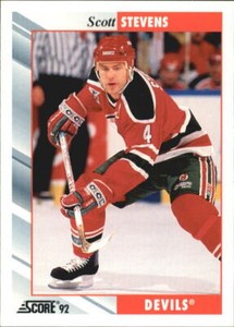 1992-93 Score Hockey #75 Scott Stevens