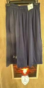 Under Armour Hombre Azul Suelto Baloncesto Corto L Bolsillos Elástico Sólido - Imagen 1 de 5