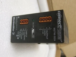 Weidmuller Connect Power 24V DC Power Supply 2.3A 992748 0024 Input 115/230VAC - Bild 1 von 2