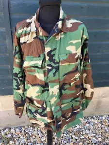 Genuine Issue US Army American Woodland Camo BDU Shirt - Picture 1 of 5