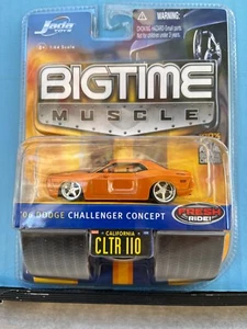 1/64 Jada Bigtime Muscle 2006 Dodge Challenger Concept Wave 10 Cltr 110 naranja - Imagen 1 de 2