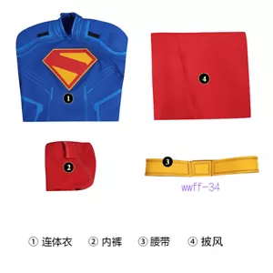 Superman Legacy Clark Kent Halloween Zentai Kostüm Outfit Cosplay Overall Anzug - Bild 1 von 23