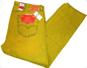 Levi's Cotton Yellow Jeans for Men for 