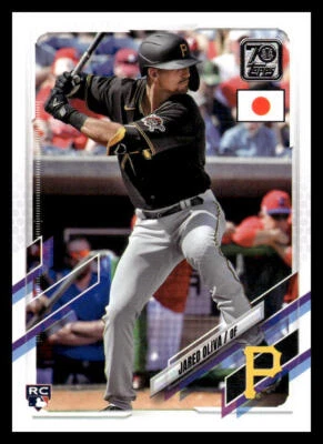2021 Topps Japan Edition Jared Oliva  Rookie 69 Pittsburgh Pirates - Image 1 of 2