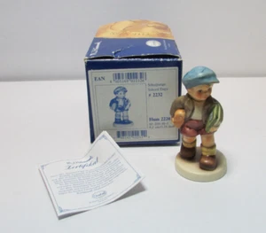 vtg Goebel Hummel figure School Days boy books figure #2232 hum 2220 - Picture 1 of 11