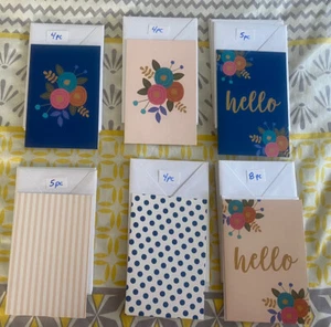 45 Pack Blank 4x6 Hello Notecards and Envelopes Set, Welcome Greeting Cards - Picture 1 of 3