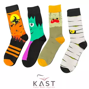 Halloween Socks | Funny Socks | Size fits ALL | Crazy Socks - Picture 1 of 17