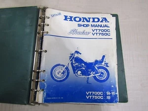 Manual de servicio Honda 1983 VT750C 1984-1985 VT700C - Imagen 1 de 2