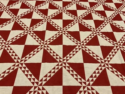 Индейка красный леди озера лоскутное одеяло узор обивочная ткань 55 «ширина x 140» - Изображение 1 из 4