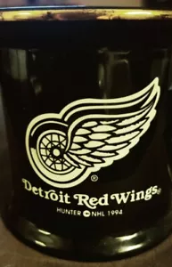 VERY VINTAGE Detroit Redwings Gold Rimmed Coffee Mug / Hunter  NHL 1994.   *READ - Picture 1 of 6