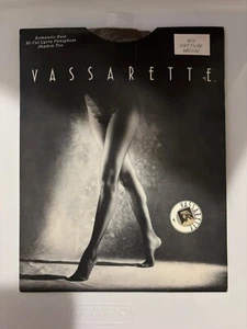 Collant vintage Vassarette rosa romantica hi-cut Lycra talpa morbida taglia media - Foto 1 di 2