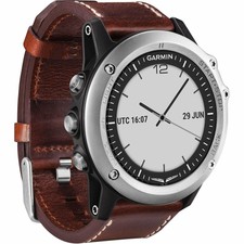 Garmin D2 Bravo Aviator GPS Enabled Watch with Brown Leather Band 010-01338-31