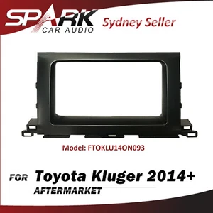 CP Facia Fascia Panel Plate Dash Surround Trim 2 DIN For Toyota Kluger 2014+ - Bild 1 von 1